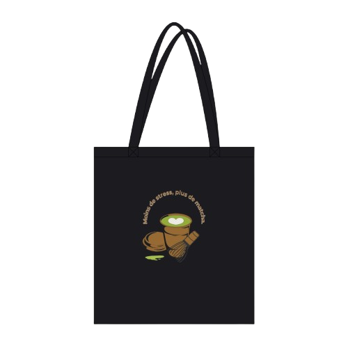 Naturellement Matcha – création personnalisée MyEcoTote.