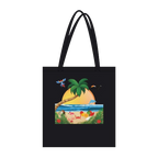 Paradis Tropical – création personnalisée MyEcoTote.