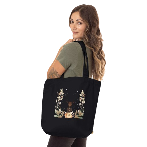 Élégance Sauvage – création personnalisée MyEcoTote.